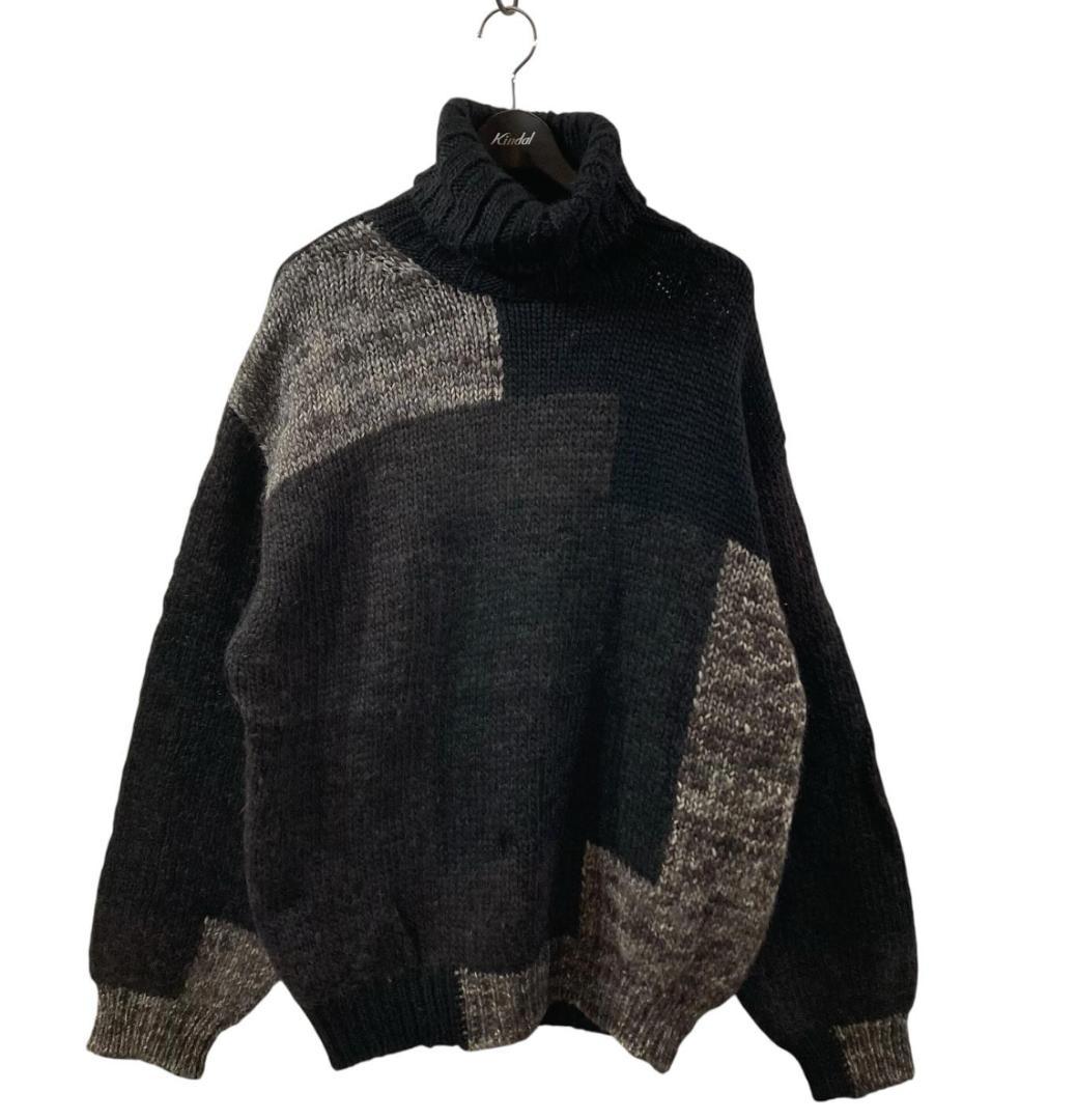【タグ有】YOKE23AW タートルネックセーター(Black：3)