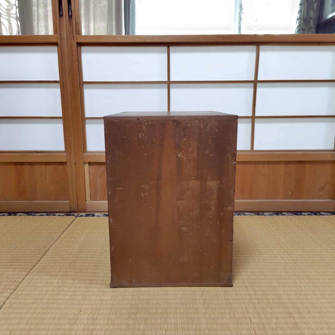 アンティーク ３段チェスト コンパクト タンス 年代物 お洒落 オシャレ 和風