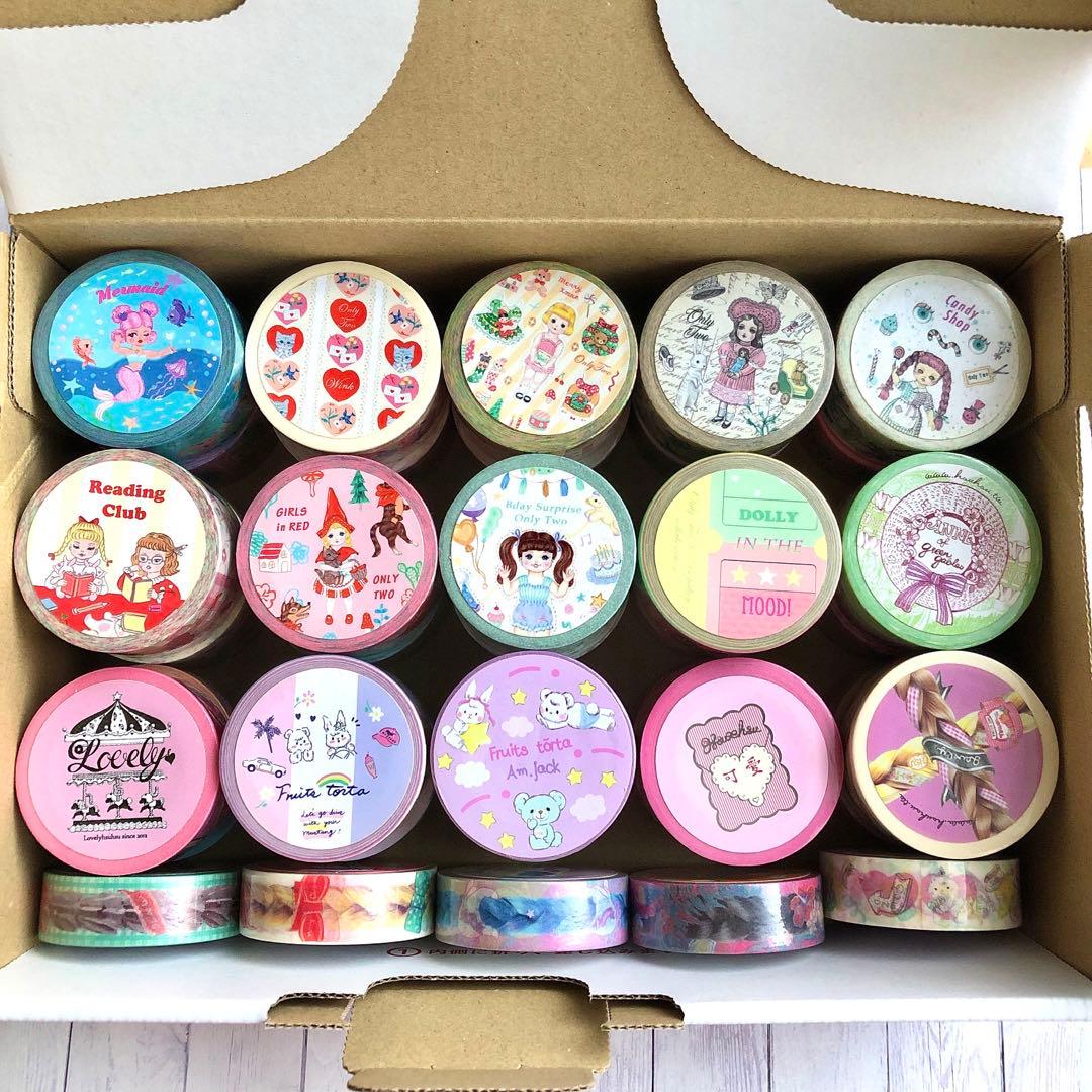 海外作家マスキングテープ36巻セット　OnlyTwo 閣樓日　Lovely徐徐