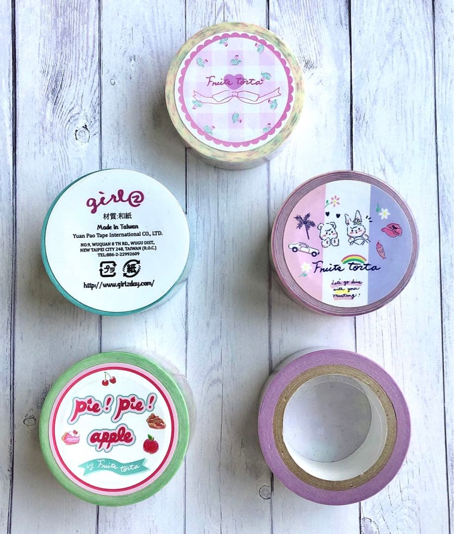 海外作家マスキングテープ36巻セット　OnlyTwo 閣樓日　Lovely徐徐