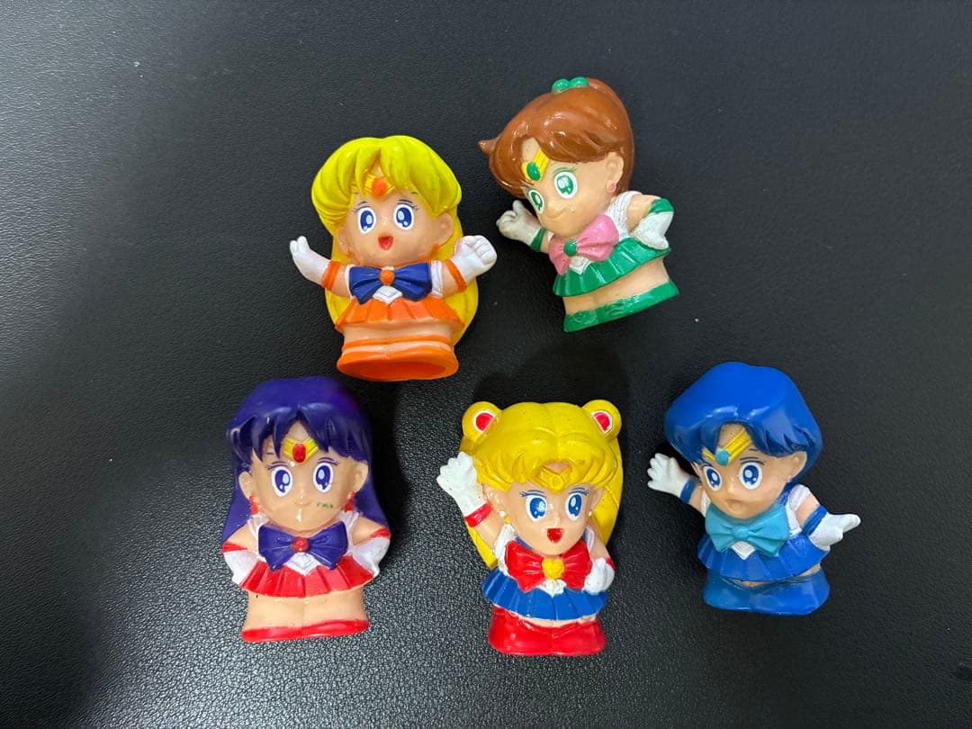 セーラームーン キャラクター 5体セット　指人形　1994