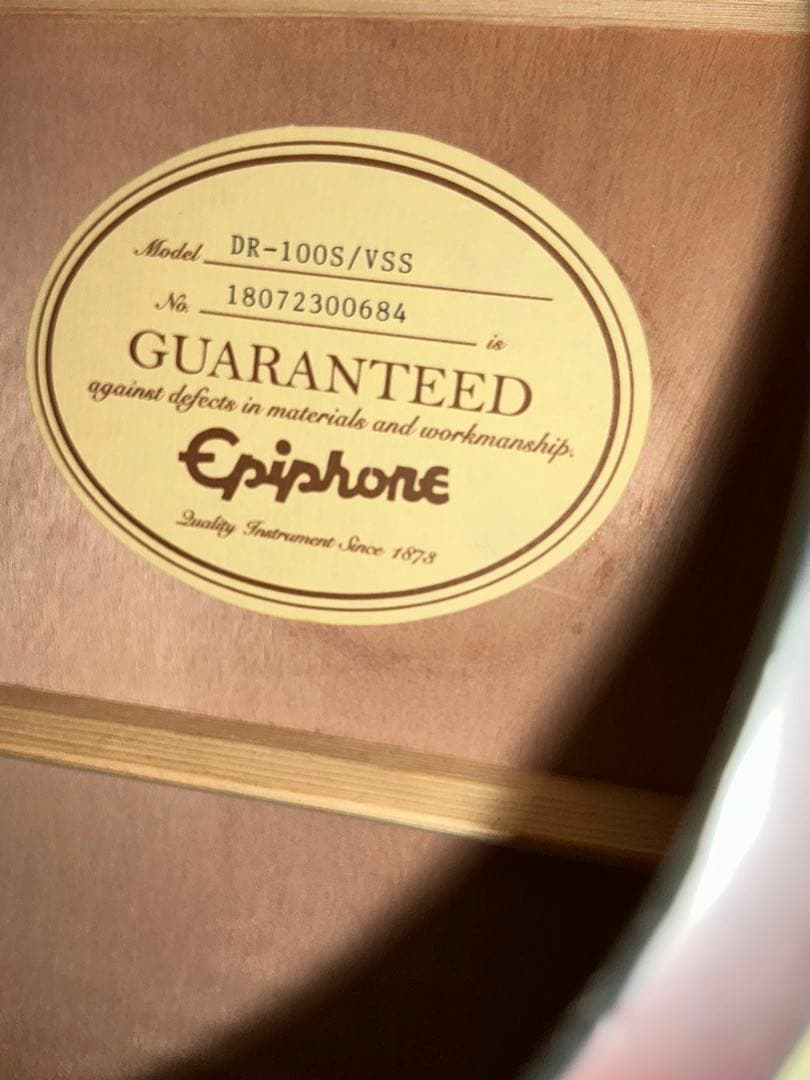 ギター Epiphone DR-100S/VSS