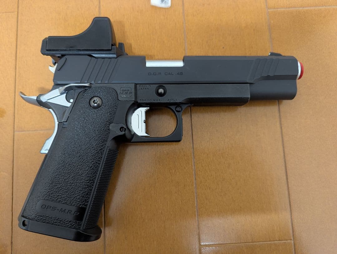 東京マルイ ガスブローバック ハイキャパD.O.R ドットサイト付　付属品あり