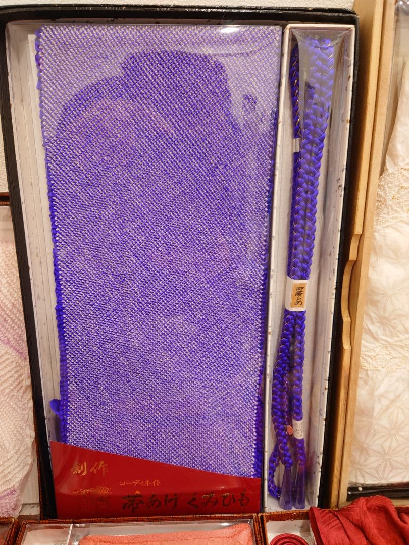 ★帯締め/帯揚げ/襟 和装小物セット★検)ちりめん 絞り 組紐 まとめて