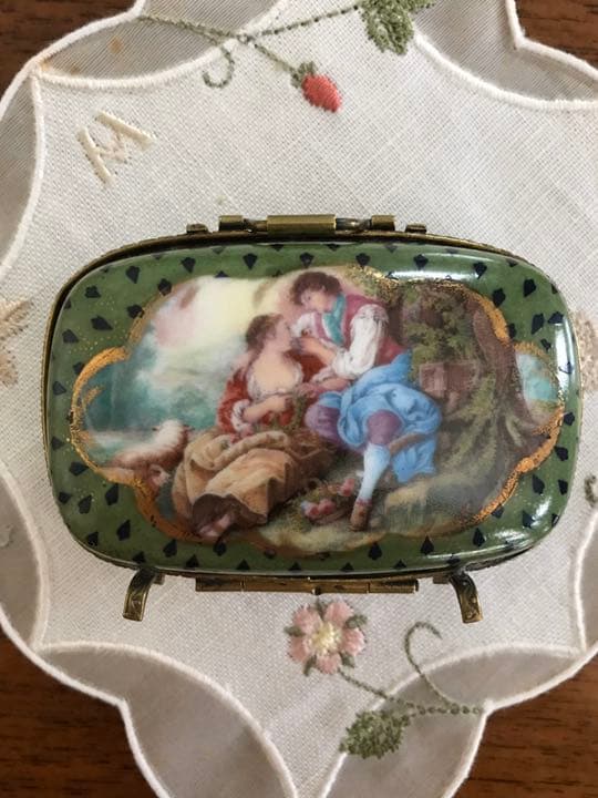 Meissen マイセン アンティーク小物入れ