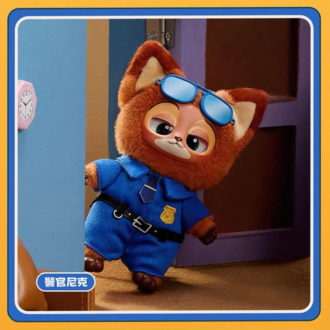 MINISO ディズニー　ズートピア　マスコット　ぬいぐるみ　ニック　2点セット