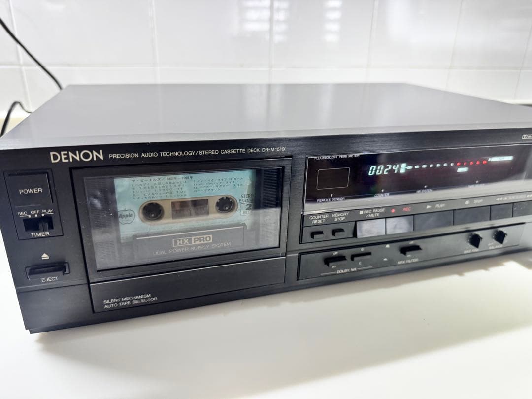 タ*コ様 DENON DR-M15AX ステレオカセットデッキ良好 納得の高音質