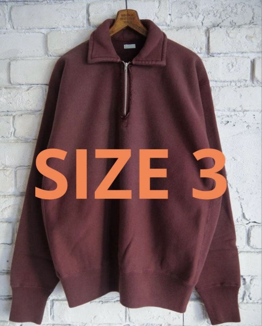 トップス a.presse Vintage Half Zip Sweat Shirt 3