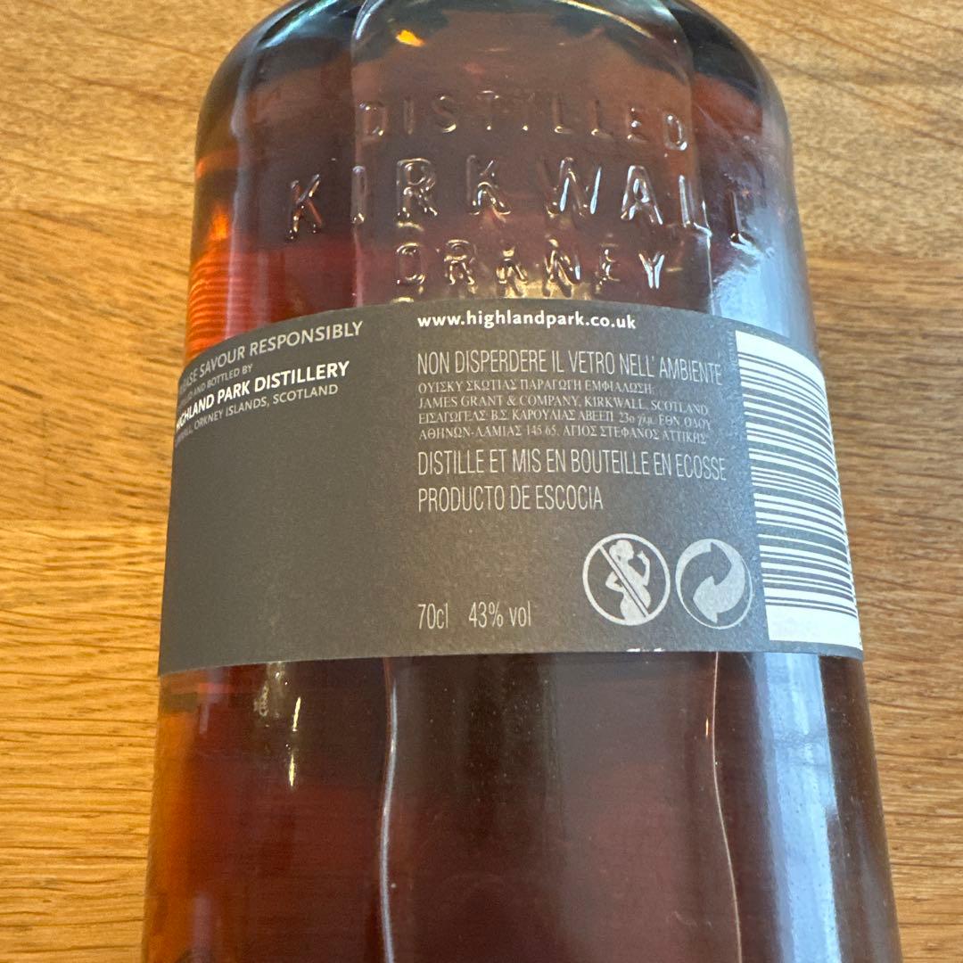 【終売品】ハイランドパーク　18年　旧ボトル