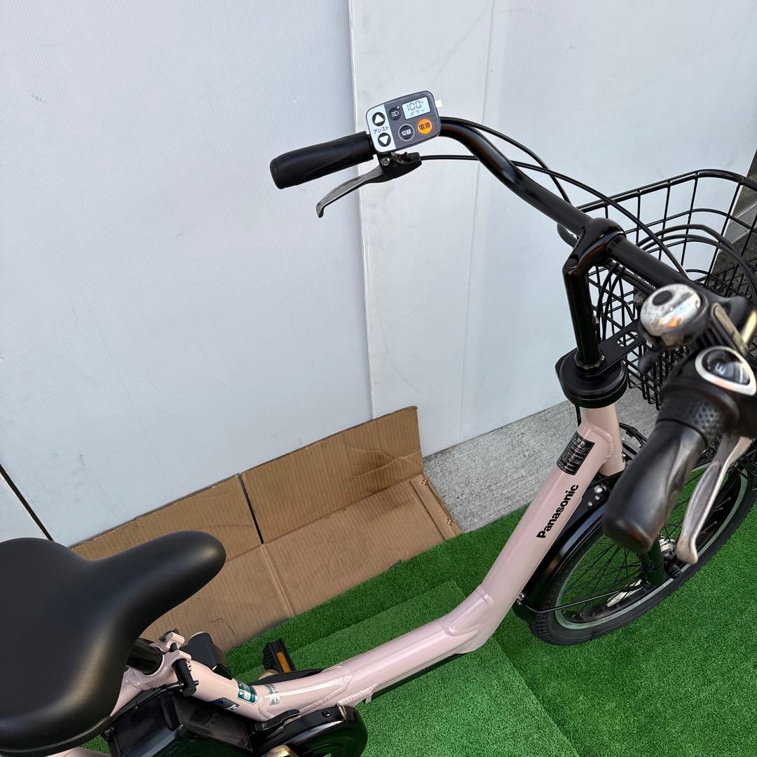 Panasonic電動アシスト自転車20インチ 16Ah 美品ピンク引き取り限定