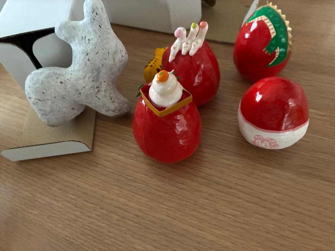 ヤチコダルマ　土人形　こらんしょ