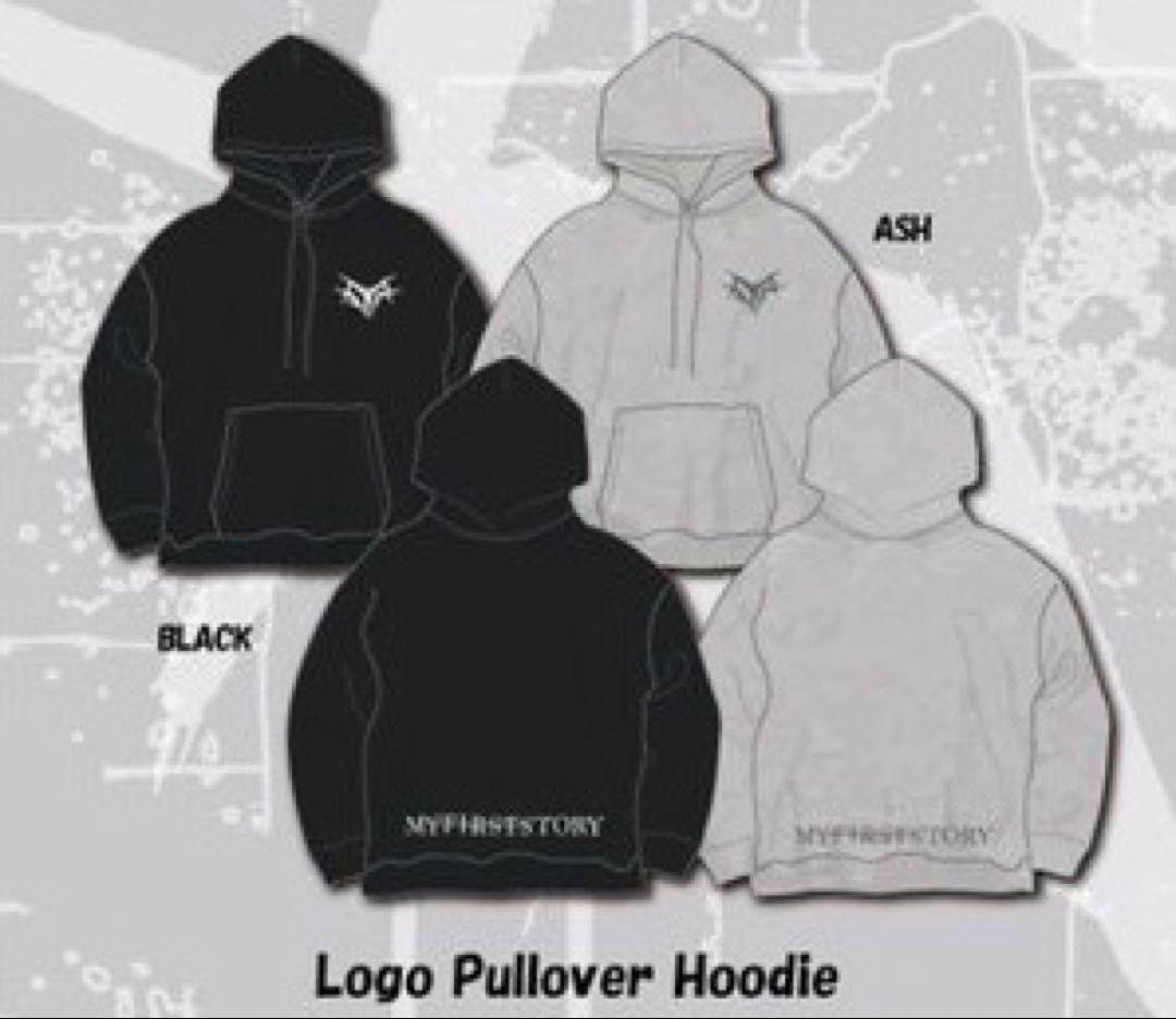 MY FIRST STORY Logo Hoodie ブラック XL