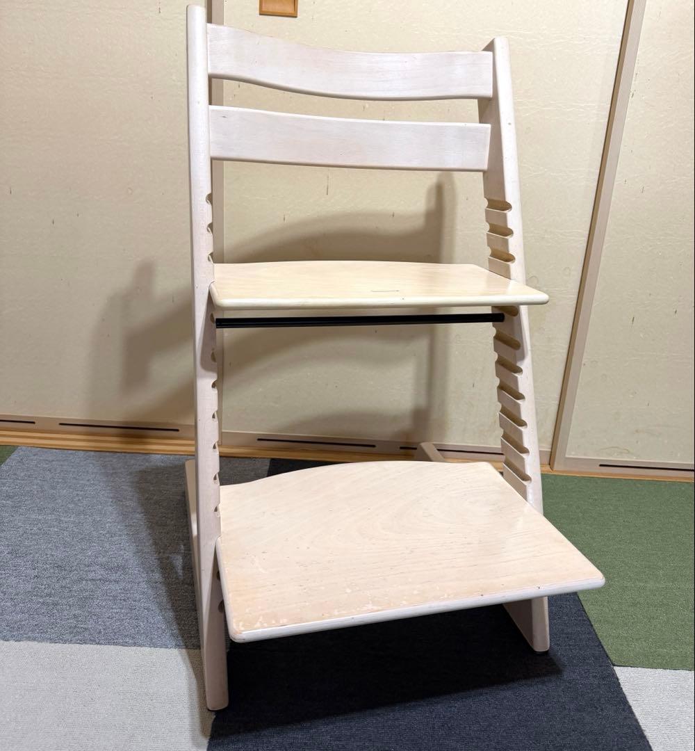 STOKKE ストッケ　トリップトラップ　椅子　チェア　ホワイトウォッシュ