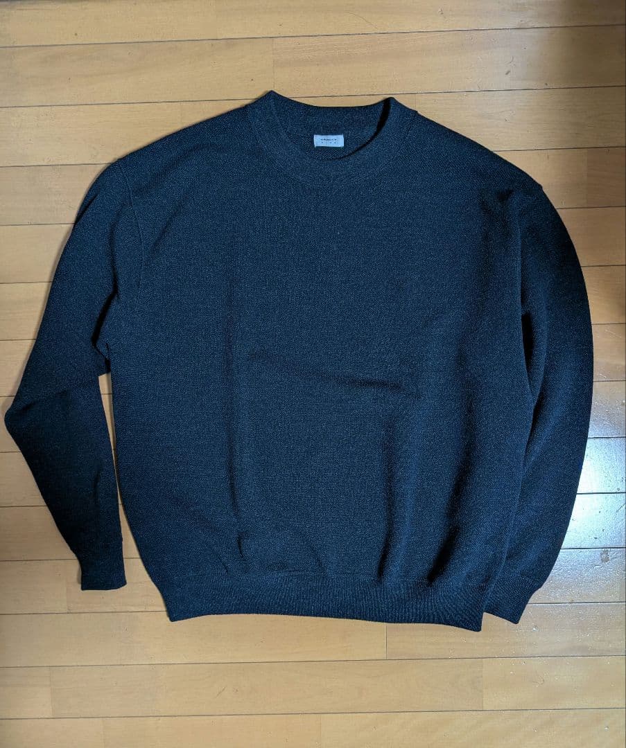 25aw crepuscule コットンウール ニット 鹿の子編み 1