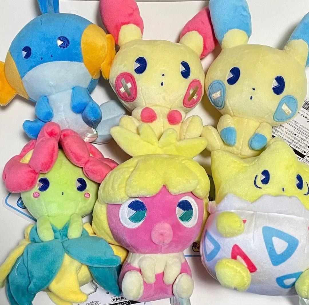 サイコソーダリフレッシュ　ポケモン ぬいぐるみ マスコット 6体セット