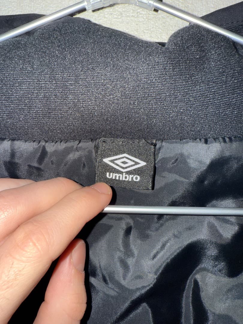 Umbro X Eliminator 21AW フード付きベンチコート ネイビー