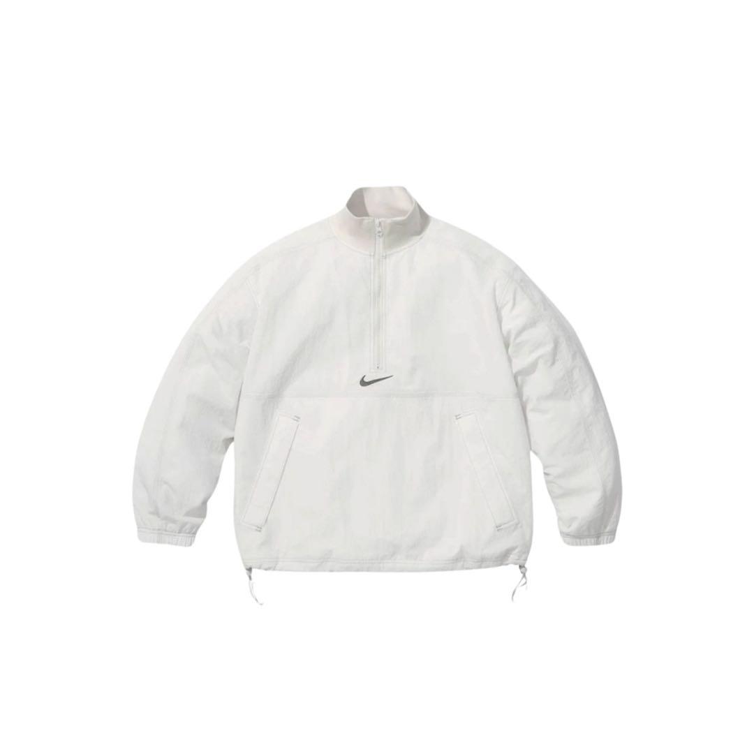 Nike×supremeハーフジップジャケット ホワイト