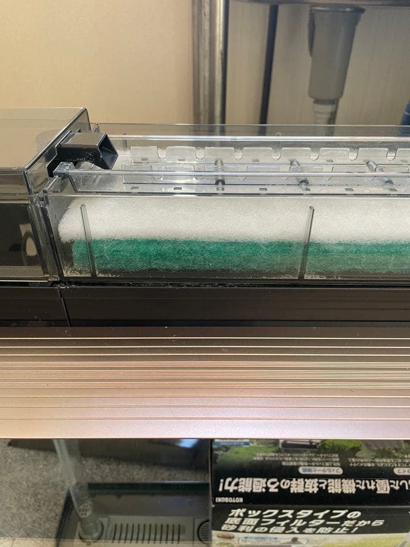 ジェックス水槽　MARINA 600 BKS 上部フィルターセット2層式