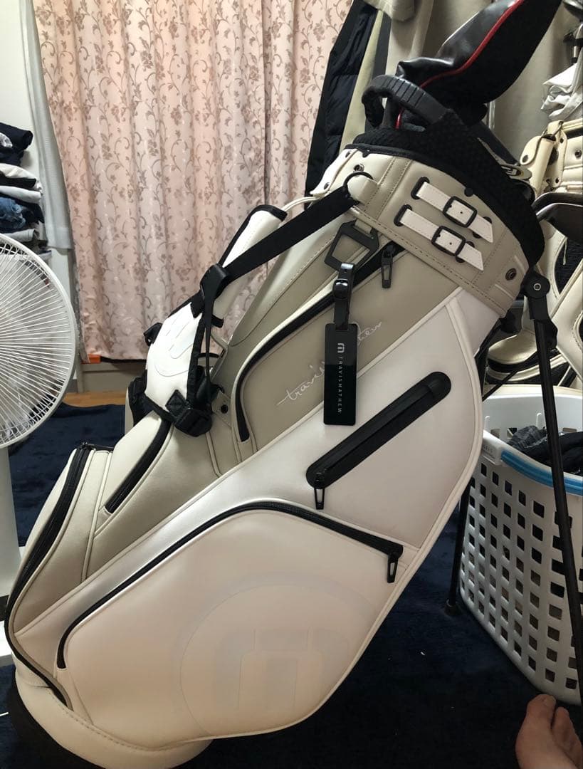 純*様 ゴルフバッグ ホワイト シンプルデザイン