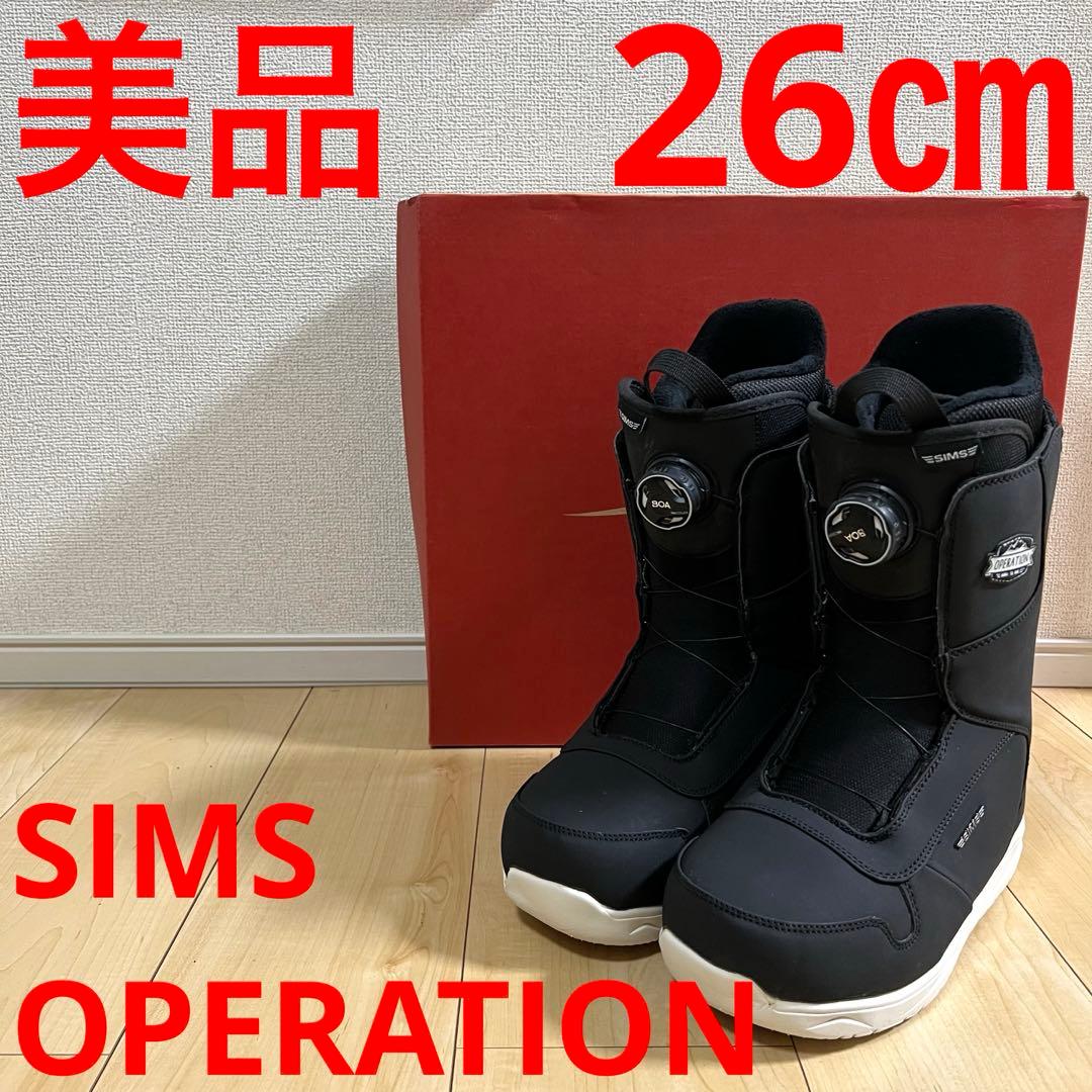 【美品_即日発送】SIMSシムスOPERATION オペレーション 25.0cm