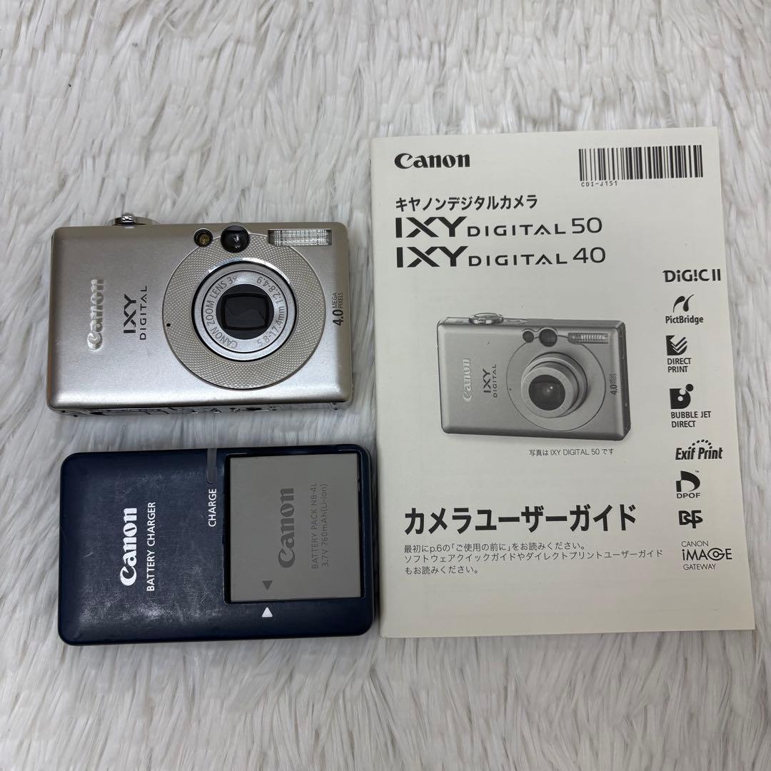 Canon カメラ　IXY 50 PC1101 充電器　説明書 コンデジ　動作品