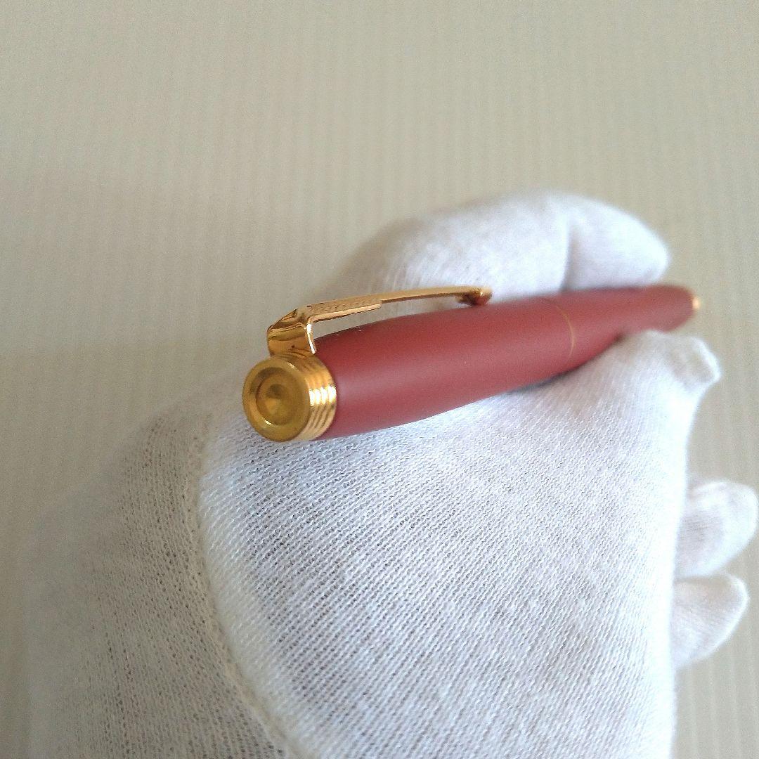 【ヴィンテージ】Parker75 パーカー75 万年筆 マット赤 X 14K◆