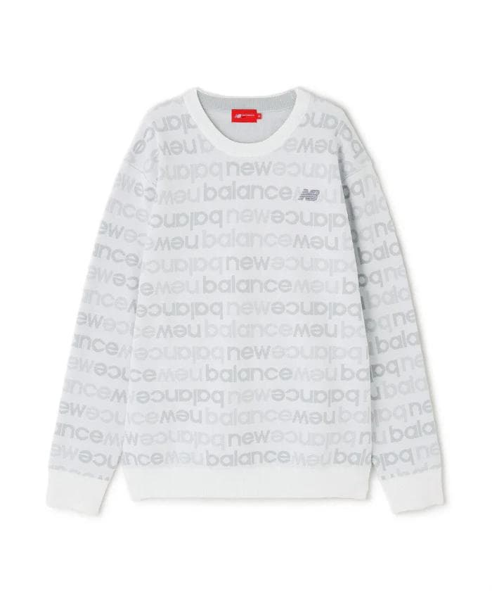 NBゴルフ クルーネックニット【5(L寸)】ホワイト　0125270004