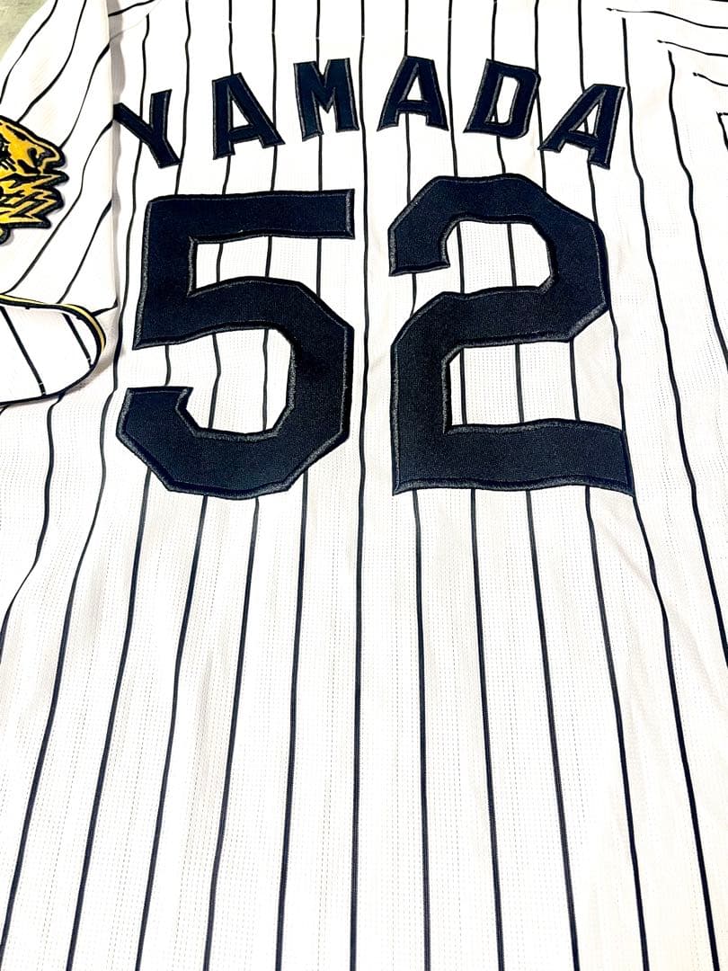 美品 2025 阪神タイガース 山田修也 2025 ホームユニフォーム サイズS