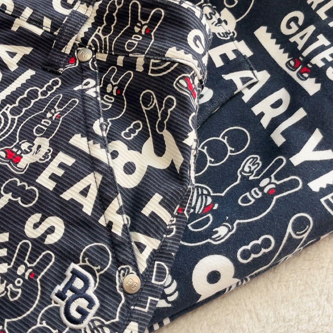 パーリーゲイツ　裏起毛　セットアップ　パーカー　スカート　どうしちゃったPG