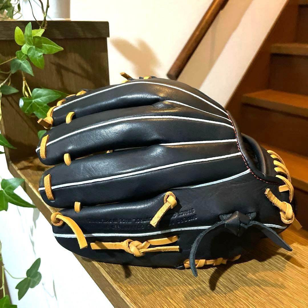 1693　ミズノ ウィルドライブ 軟式少年用 オールラウンド ブラック