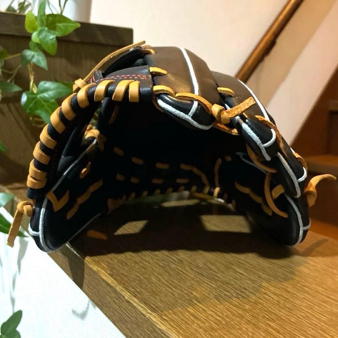 1693　ミズノ ウィルドライブ 軟式少年用 オールラウンド ブラック