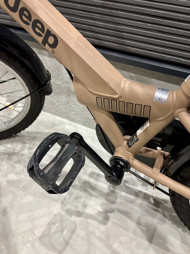 Jeep 子供用自転車 ベージュ 18インチ