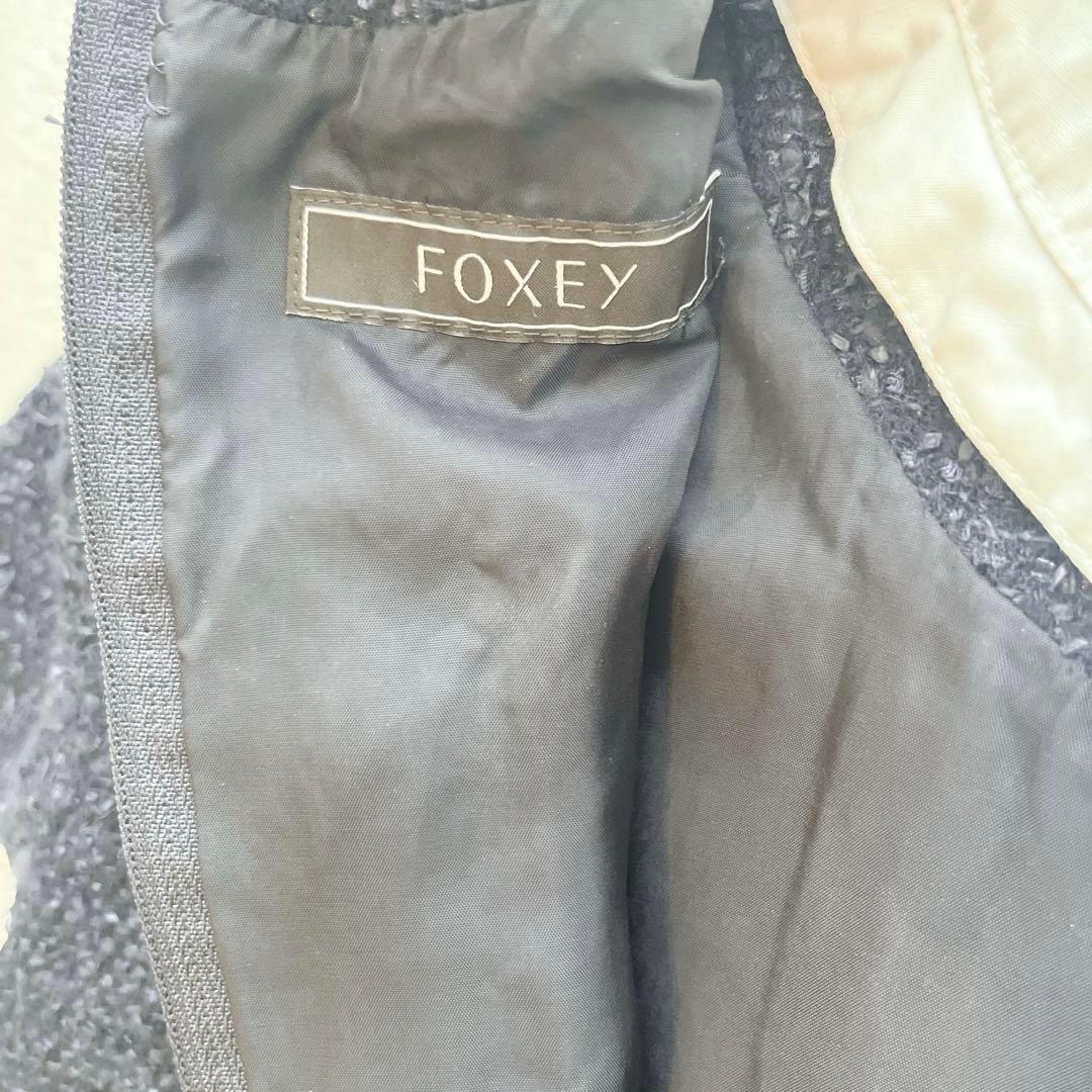 フォクシー ジェシカ ツイード ワンピース 付け襟 41449 2020