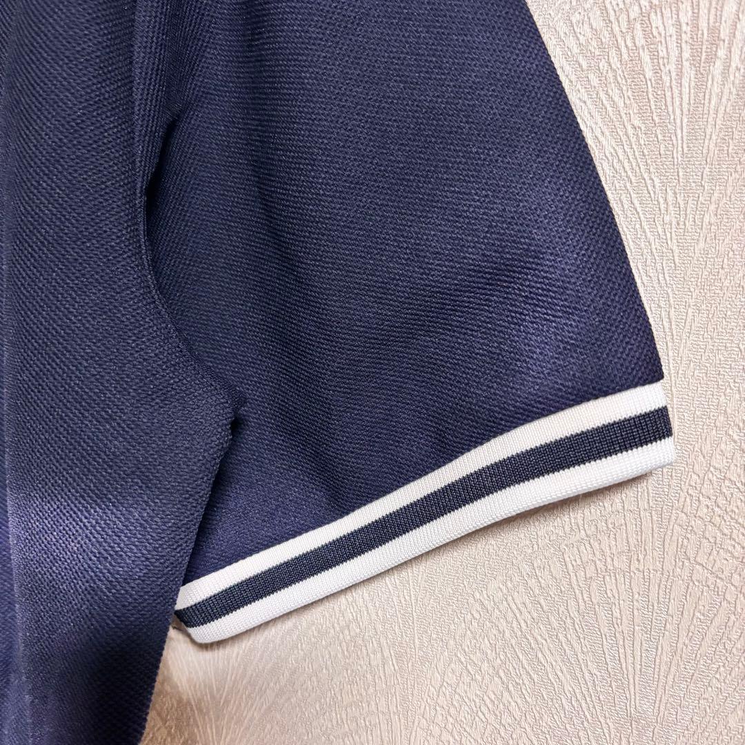 V12 LIB OUT POLO ゴルフウェア ポロシャツ 半袖 ネイビー XL