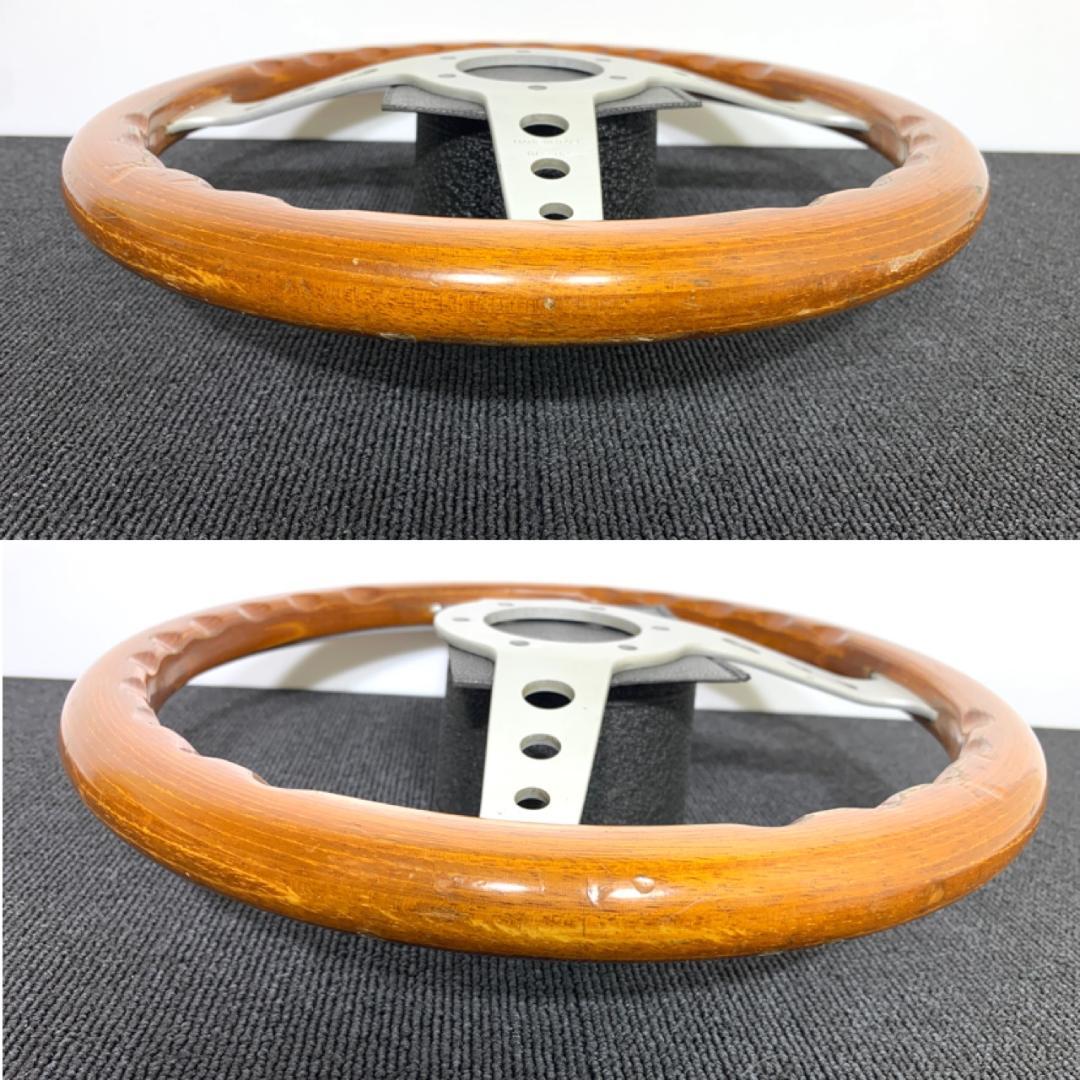 送料無料・即日発送 モモ インディ ウッド ステアリング 32Φ 当時物 レトロ