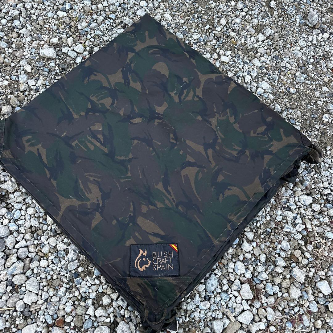 ブッシュクラフトスペイン　カモ　タープ