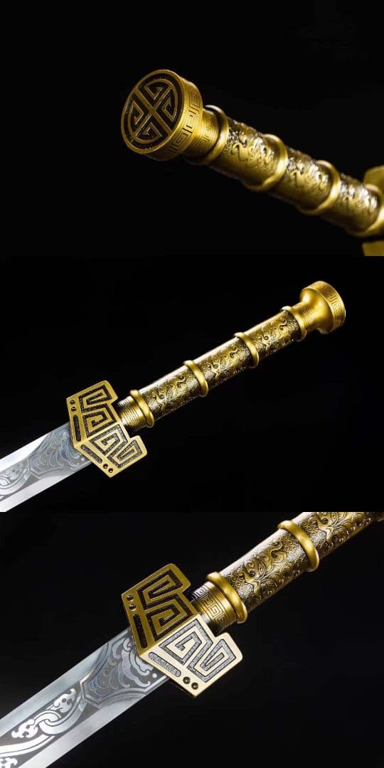 秦雲漢剣-高性能マンガン鋼 古兵器 武具　刀装具　日本刀　模造刀 居合刀