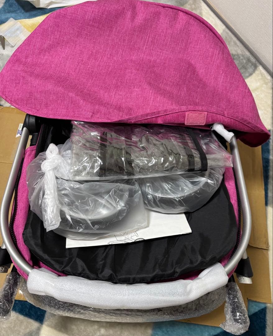 ピッコロカーネ　ベント　ピンク　ペットカート