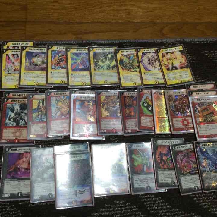 値段提示  デュエマ クロスギアデッキ 勝負スリーブ付き 36枚