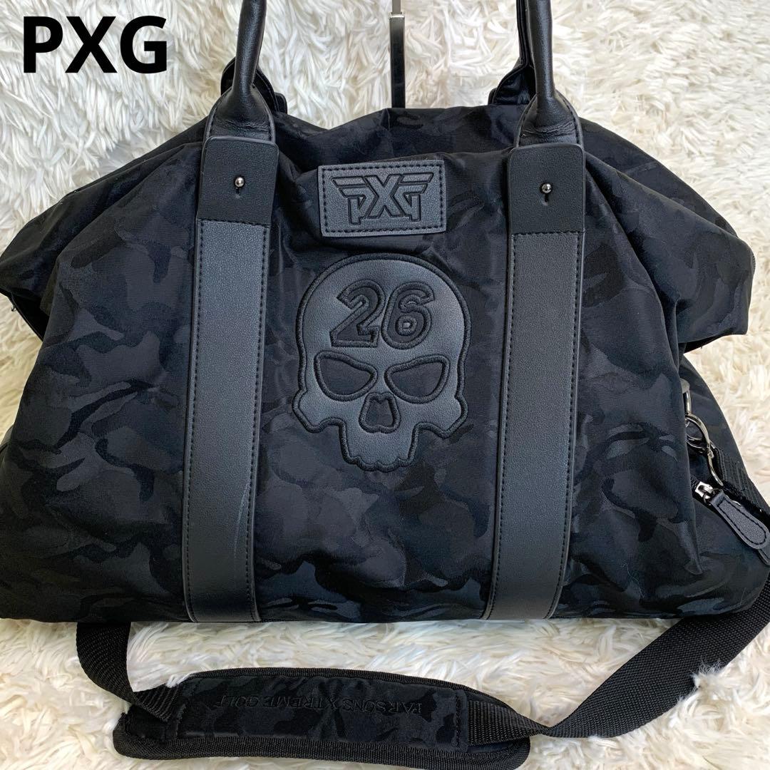 PXGゴルフ　ボストンバッグ　ショルダー　カモフラ　迷彩