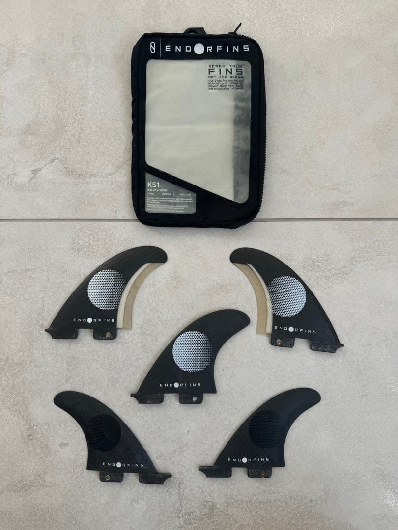 サーフィン・ボディボード ENDORFINS KS1 MEDIUM 5FIN SET FCS2