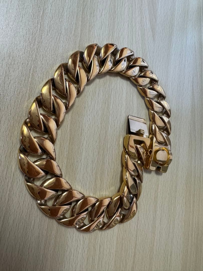 ステンレス2面喜平 犬用首輪