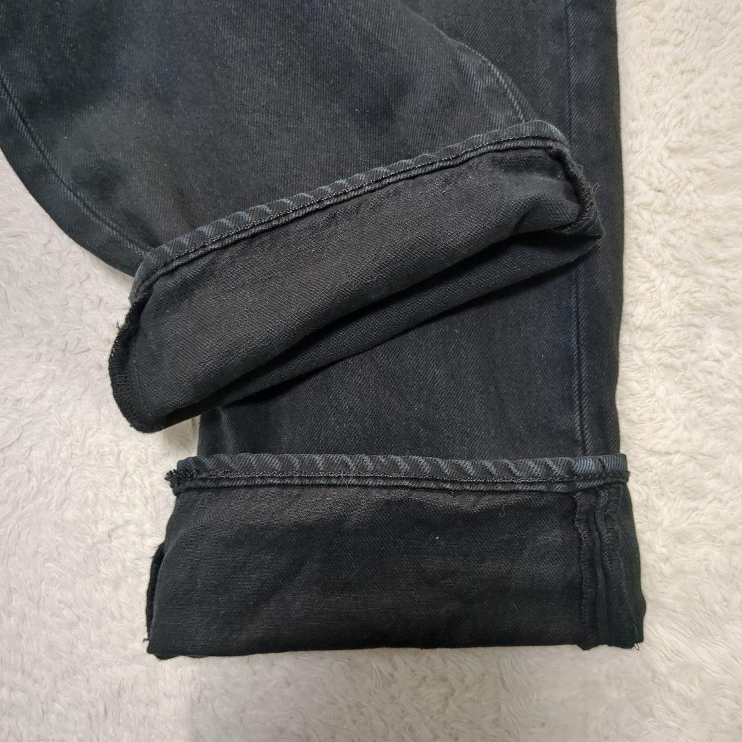 ✨後染めブラック！w33✨ EURO LEVI'S 501 ユーロリーバイス