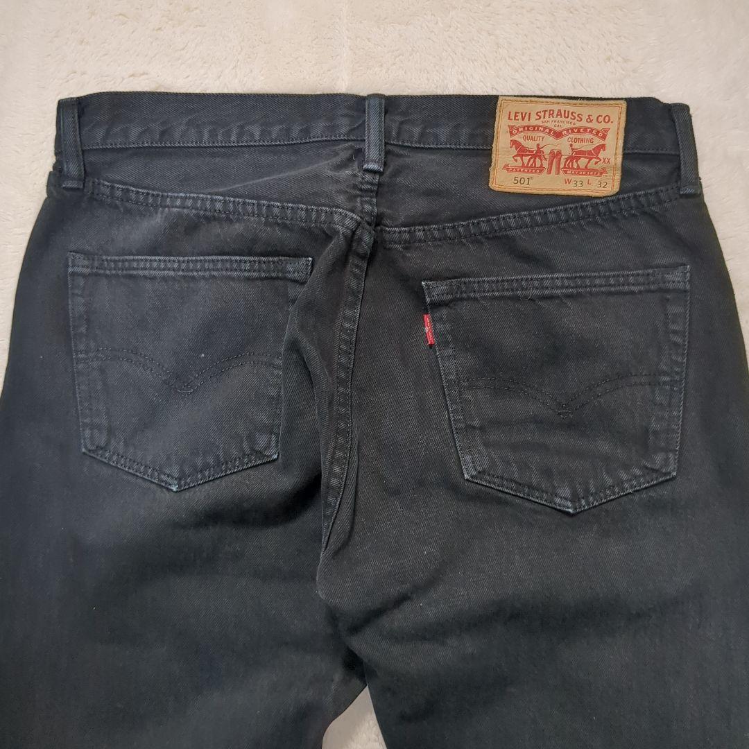 ✨後染めブラック！w33✨ EURO LEVI'S 501 ユーロリーバイス