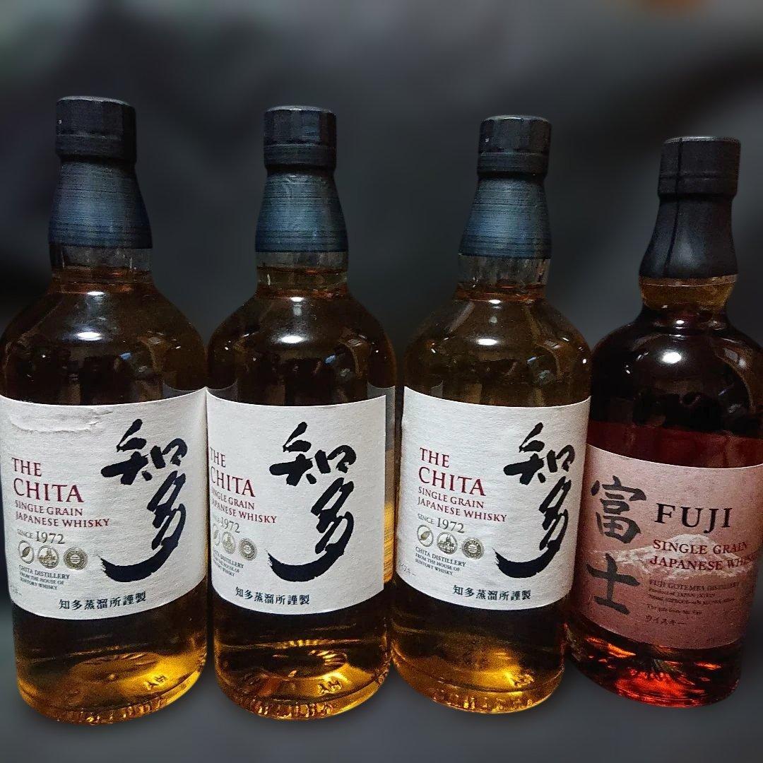 サントリー知多700ml ×3 キリン富士シングルグレーン