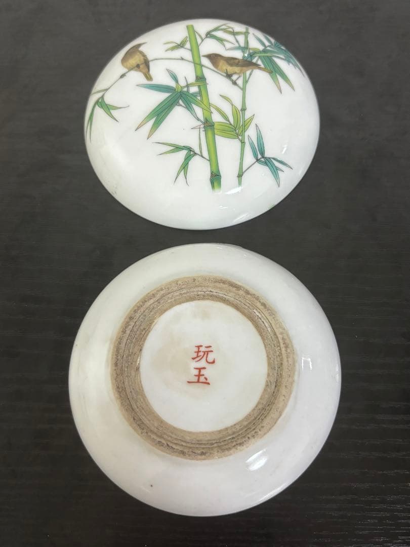 中国　古物　印泥盒　骨董品　三つまとめ売り