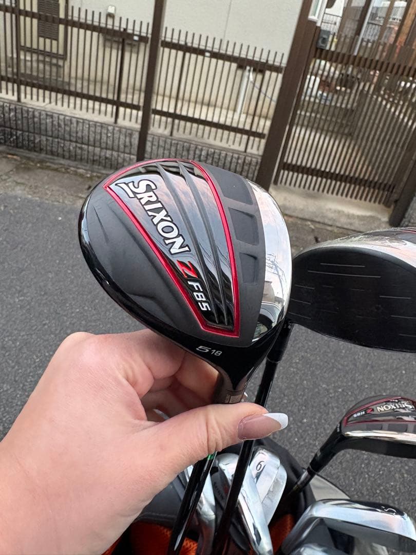 Srixon スタンドゴルフバッグ グレー/オレンジ　セット