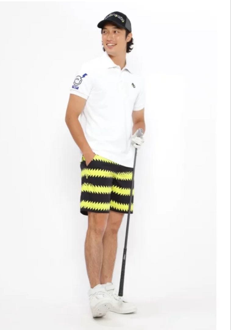 PEARLY GATES ビーチパンツ ジグザグ柄　サイズ5