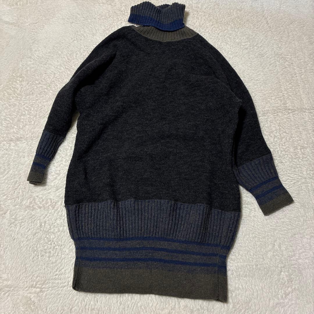 ヴィヴィアンウエストウッド　ニットワンピース　タートルネック　ゆったり