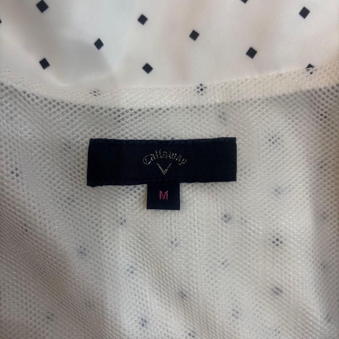 Callaway スターストレッチ フルジップブルゾン ホワイト M ゴルフ